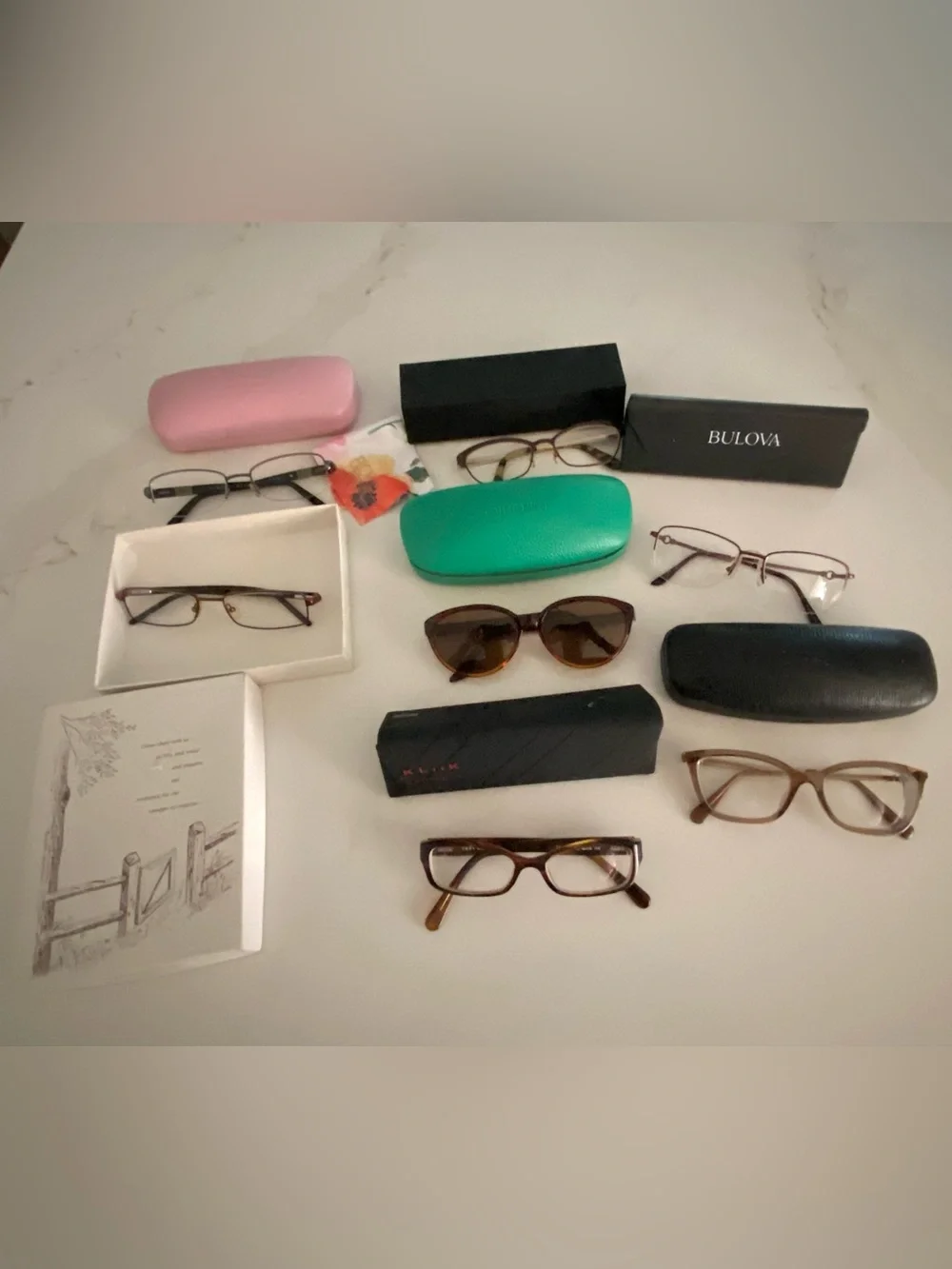 Huge Eyeglasses Lot Tory Burch Burberry Coach Hard Cases